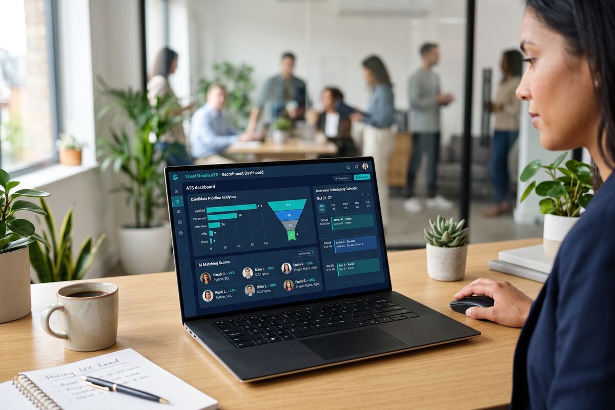 HR Tech software development illustration