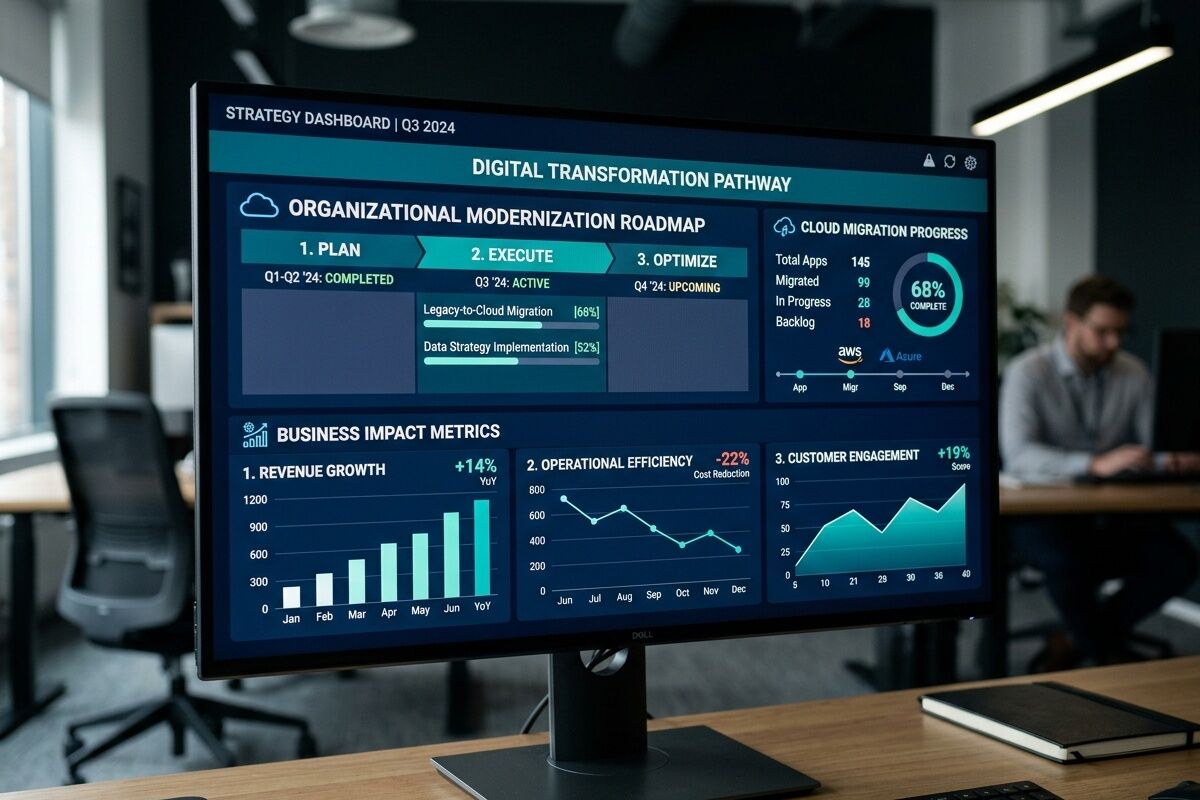 Digital Transformation illustration