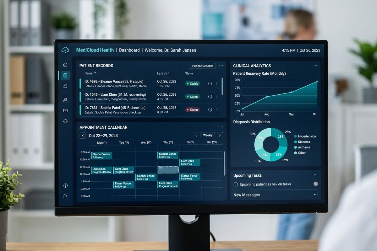 Healthcare Software illustration