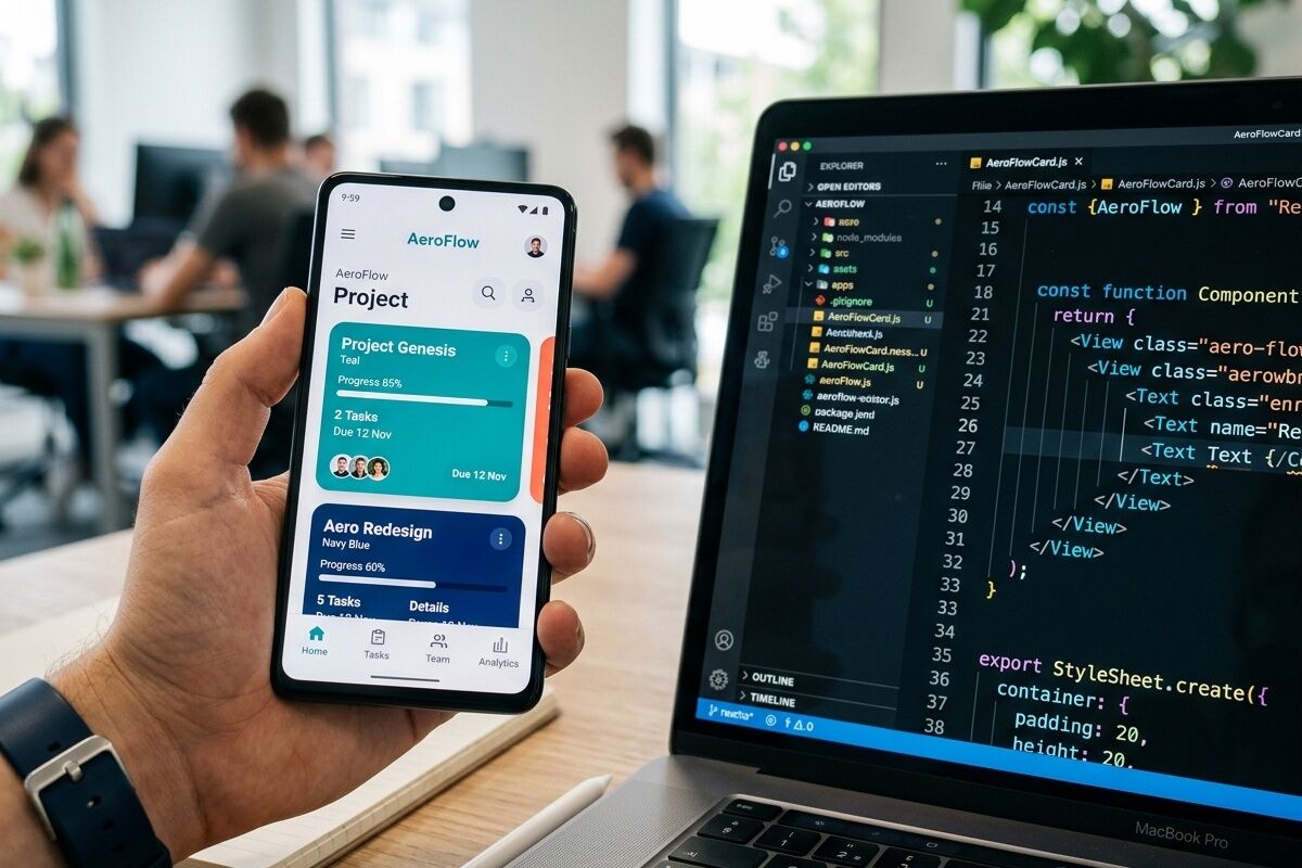 Mobile App Development illustration